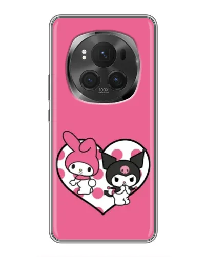 Чехол для Huawei Honor Magic 6 Pro с картинкой «Kuromi и My Melody» Чехол для Huawei Honor Magic 6 Pro с картинкой «Kuromi и My Melody»