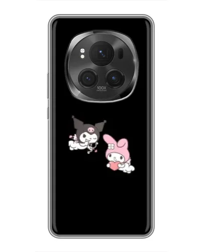 Чехол для Huawei Honor Magic 6 Pro с картинкой «My Melody и Kuromi» Чехол для Huawei Honor Magic 6 Pro с картинкой «My Melody и Kuromi»