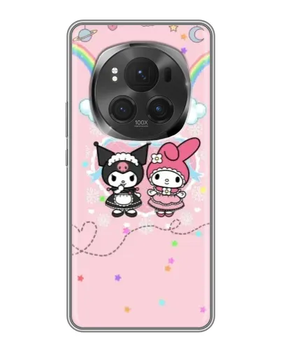 Чехол для Huawei Honor Magic 6 Pro с картинкой «My Melody и Kuromi» Чехол для Huawei Honor Magic 6 Pro с картинкой «My Melody и Kuromi»