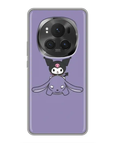 Чехол для Huawei Honor Magic 6 Pro с картинкой «Kuromi на лиловом фоне» Чехол для Huawei Honor Magic 6 Pro с картинкой «Kuromi на лиловом фоне»