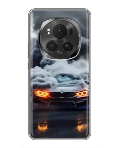 Чехол для Huawei Honor Magic 6 Pro с картинкой «BMW в дыму»