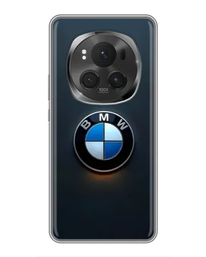 Чехол для Huawei Honor Magic 6 Pro с картинкой «Логотип BMW — минимализм»