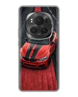 Чехол для Huawei Honor Magic 6 Pro с картинкой «BMW на красной дорожке»