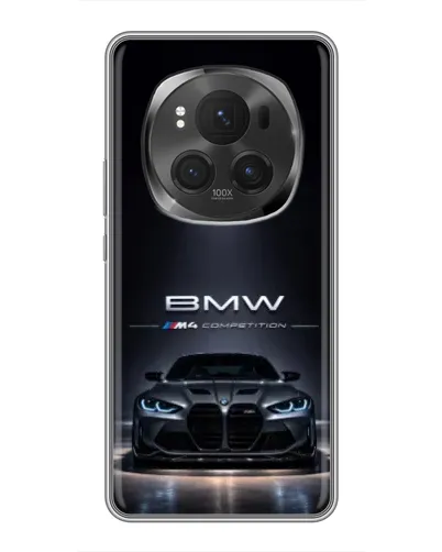 Чехол для Huawei Honor Magic 6 Pro с картинкой «BMW сквозь ночной город» Чехол для Huawei Honor Magic 6 Pro с картинкой «BMW сквозь ночной город»