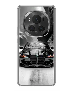 Чехол для Huawei Honor Magic 6 Pro с картинкой «BMW — акварельный дрифт»