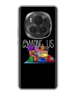Чехол для Huawei Honor Magic 6 Pro с картинкой «Логотип Among Us»