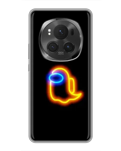 Чехол для Huawei Honor Magic 6 Pro с картинкой «Among Us неоновое сияние»