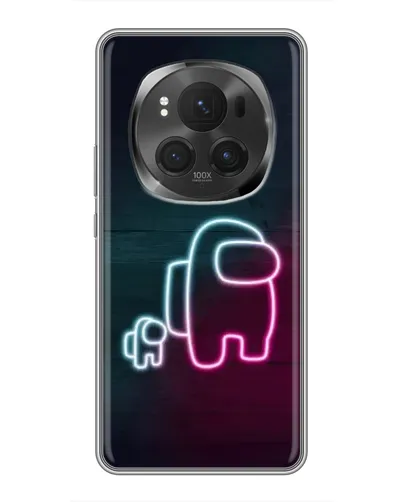 Чехол для Huawei Honor Magic 6 Pro с картинкой «Among Us неон-арт»