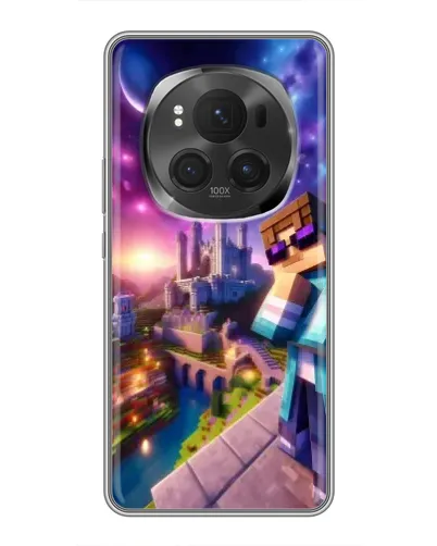 Чехол для Huawei Honor Magic 6 Pro с картинкой «Стив и космос»