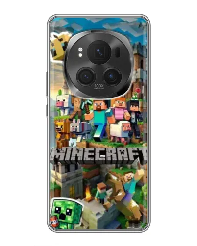 Чехол для Huawei Honor Magic 6 Pro с картинкой «Замок Minecraft»