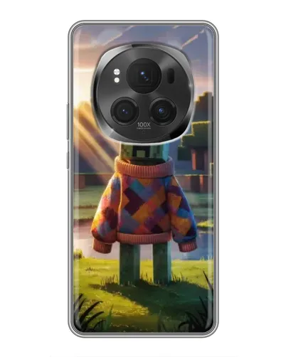 Чехол для Huawei Honor Magic 6 Pro с картинкой «Крипер в свитере»