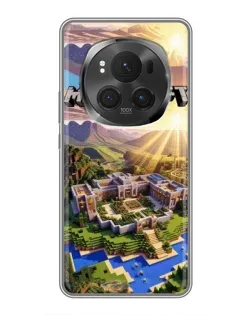 Чехол для Huawei Honor Magic 6 Pro с картинкой «Minecraft панорама»