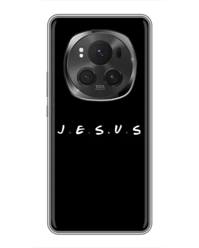 Чехол для Huawei Honor Magic 6 Pro с картинкой «Точки веры J.E.S.U.S.» Чехол для Huawei Honor Magic 6 Pro с картинкой «Точки веры J.E.S.U.S.»