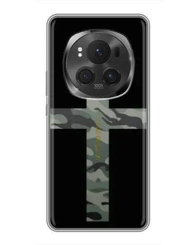 Чехол для Huawei Honor Magic 6 Pro с картинкой «Милитари Крест» Чехол для Huawei Honor Magic 6 Pro с картинкой «Милитари Крест»