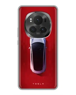 Чехол для Huawei Honor Magic 6 Pro с картинкой «Tesla Top View»