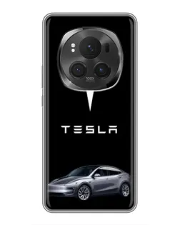 Чехол для Huawei Honor Magic 6 Pro с картинкой «Tesla Model Y»
