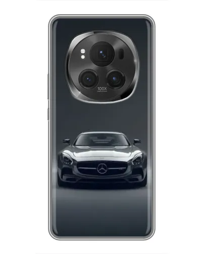 Чохол для Huawei Honor Magic 6 Pro з картинкою «Mercedes на чорному» Чохол для Huawei Honor Magic 6 Pro з картинкою «Mercedes на чорному»
