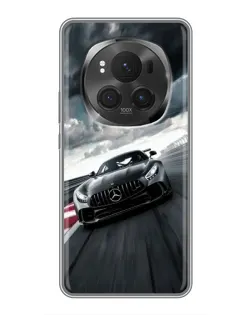 Чохол для Huawei Honor Magic 6 Pro з картинкою «Гоночний Mercedes AMG»