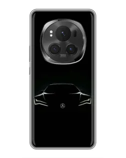 Чехол для Huawei Honor Magic 6 Pro с картинкой «Mercedes — силуэт авто»