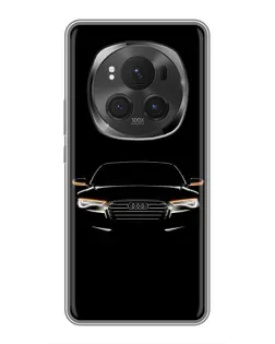 Чехол для Huawei Honor Magic 6 Pro с картинкой «Audi — ночной контур»
