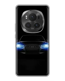 Чехол для Huawei Honor Magic 6 Pro с картинкой «Audi в неоне»