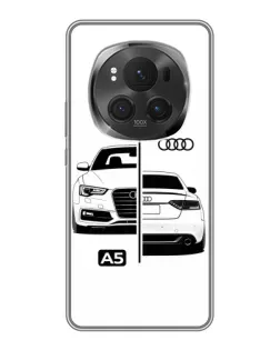 Чехол для Huawei Honor Magic 6 Pro с картинкой «Audi — контрастный дизайн»