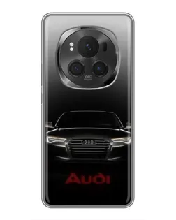 Чехол для Huawei Honor Magic 6 Pro с картинкой «Audi — градиентный контур»