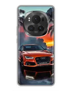 Чехол для Huawei Honor Magic 6 Pro с картинкой «Audi — закат»
