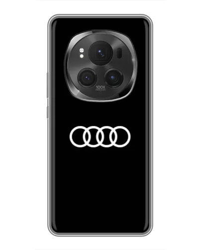 Чехол для Huawei Honor Magic 6 Pro с картинкой «Audi White Logo»