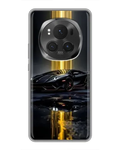 Чехол для Huawei Honor Magic 6 Pro с картинкой «Ночной Lamborghini драйв» Чехол для Huawei Honor Magic 6 Pro с картинкой «Ночной Lamborghini драйв»