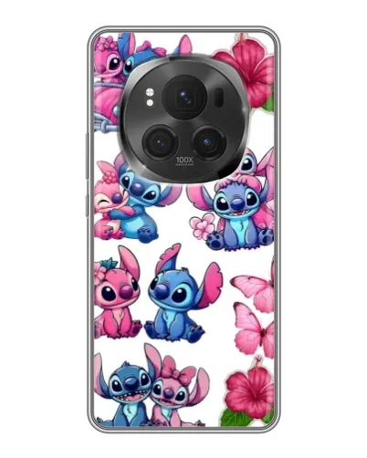 Чехол для Huawei Honor Magic 6 Pro с картинкой «Стикеры Stitch и Angel» Чехол для Huawei Honor Magic 6 Pro с картинкой «Стикеры Stitch и Angel»
