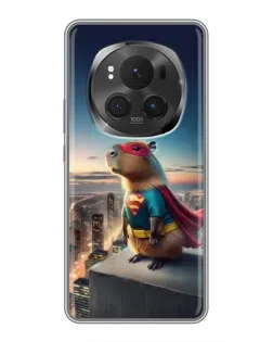Чехол для Huawei Honor Magic 6 Pro с картинкой «Капи-мен супергерой» Чехол для Huawei Honor Magic 6 Pro с картинкой «Капи-мен супергерой»