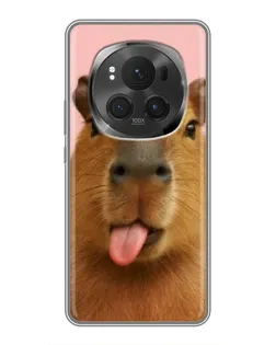 Чехол для Huawei Honor Magic 6 Pro с картинкой «Капибара с языком» Чехол для Huawei Honor Magic 6 Pro с картинкой «Капибара с языком»