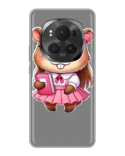 Чехол для Huawei Honor Magic 6 Pro с картинкой «Девочка капибара» Чехол для Huawei Honor Magic 6 Pro с картинкой «Девочка капибара»