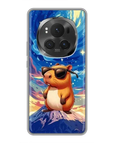 Чехол для Huawei Honor Magic 6 Pro с картинкой «Капибара Ван Гога»