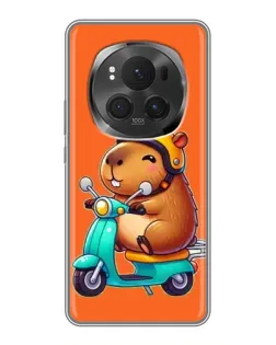 Чехол для Huawei Honor Magic 6 Pro с картинкой «Капибара на скутере» Чехол для Huawei Honor Magic 6 Pro с картинкой «Капибара на скутере»