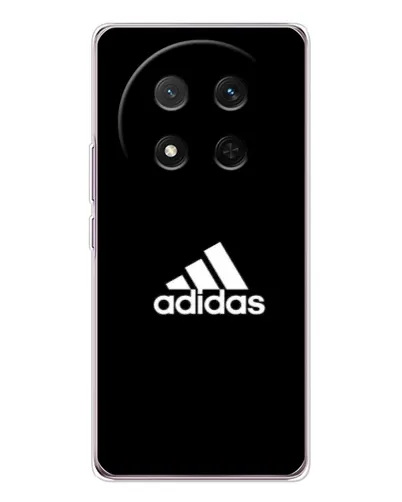 Чехол для Huawei Honor Magic 7 Lite с картинкой «Черная классика Adidas»