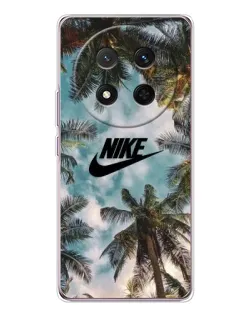 Чехол для Huawei Honor Magic 7 Lite с картинкой «Тропический принт Nike»