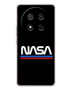 Чехол для Huawei Honor Magic 7 Lite с картинкой «NASA — классика Red Blue»