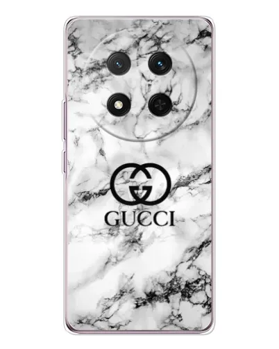 Чехол для Huawei Honor Magic 7 Lite с картинкой «Gucci — мраморный шик»