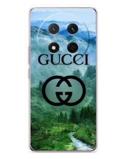 Чехол для Huawei Honor Magic 7 Lite с картинкой «Gucci — горный пейзаж»