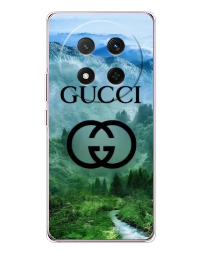 Чехол для Huawei Honor Magic 7 Lite с картинкой «Gucci — горный пейзаж»