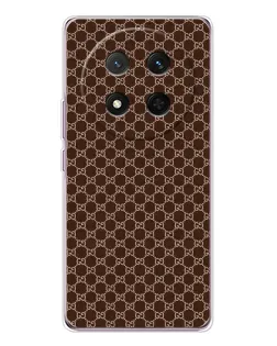 Чехол для Huawei Honor Magic 7 Lite с картинкой «Gucci — шоколадная сетка»