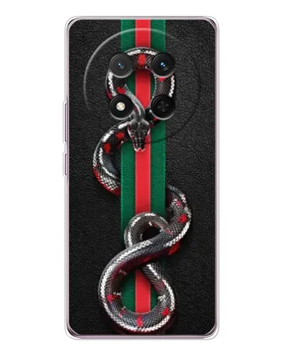 Чехол для Huawei Honor Magic 7 Lite с картинкой «Gucci — змея на полосе» Чехол для Huawei Honor Magic 7 Lite с картинкой «Gucci — змея на полосе»