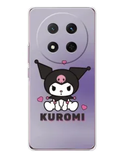 Чехол для Huawei Honor Magic 7 Lite с картинкой «Kuromi — фиолетовый арт»