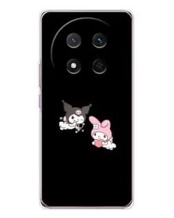 Чехол для Huawei Honor Magic 7 Lite с картинкой «My Melody и Kuromi»