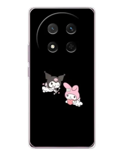 Чехол для Huawei Honor Magic 7 Lite с картинкой «My Melody и Kuromi»
