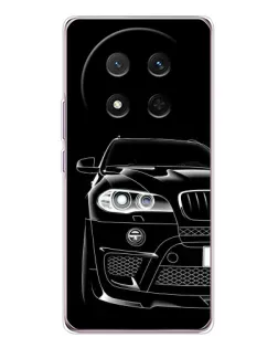 Чехол для Huawei Honor Magic 7 Lite с картинкой «Темный силуэт BMW»