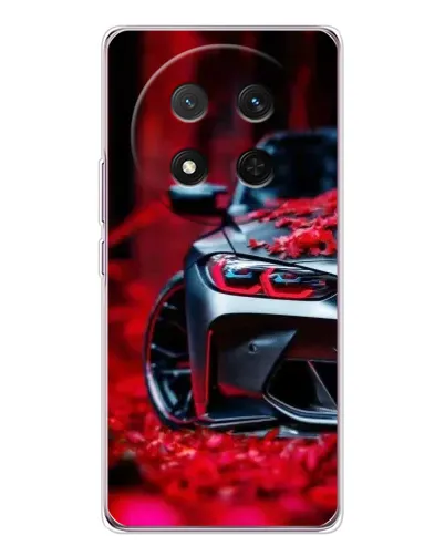 Чехол для Huawei Honor Magic 7 Lite с картинкой «Спортивная BMW и цветы» Чехол для Huawei Honor Magic 7 Lite с картинкой «Спортивная BMW и цветы»