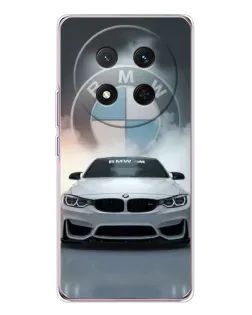 Чехол для Huawei Honor Magic 7 Lite с картинкой «BMW в белом дыму»